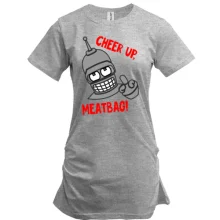 Туника с Бендером "cheer up, meatbag"