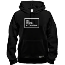 Толстовка Sex drugs & corvalol