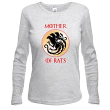 Женский лонгслив "Mother of rats"