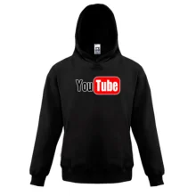 Дитяча толстовка з логотипом You tube (без градієнта)