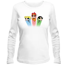 Женский лонгслив powerpuff girls