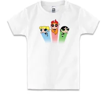 Детская футболка powerpuff girls
