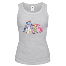Женская майка с пони из мультфильма My Little Pony