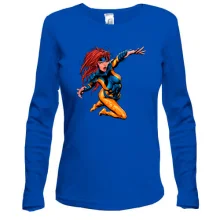 Женский лонгслив Jean Grey (x-men)