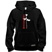 Толстовка Depeche Mode white Rose