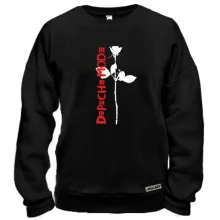 Свитшот Depeche Mode white Rose