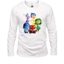 Мужской лонгслив с героями мультфильма "Головоломка"