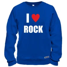 Свитшот I love Rock