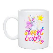Чашка Sweet baby с зайчиком