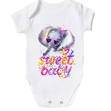 Дитяче боді з слоником "sweet baby"