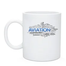 Чашка Aviation words