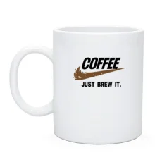Чашка COFFEE. Just brew it.