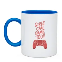 Чашка Girls can Game Too!