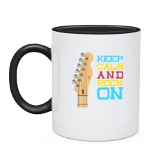 Чашка Keep Calm and Rock On