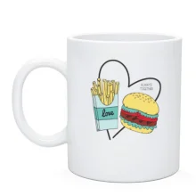 Чашка Love fast food