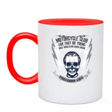 Чашка Motorcycle Club Freedom Life