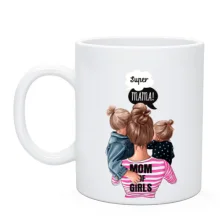 Чашка Super mama of a girls
