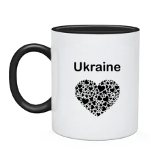Чашка Ukraine - сердце (голограмма)