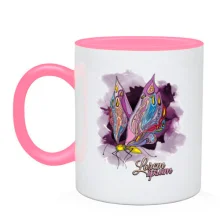 Чашка lorem ipsum butterfly