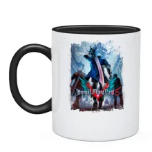 Чашка с постером игры Devil May Cry 5
