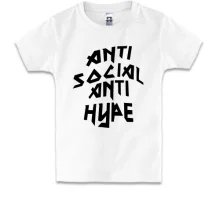 Детская футболка Anti Social Anti Hype