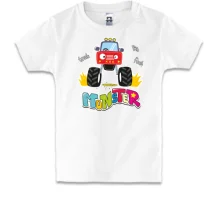 Детская футболка Baby Monster Truck