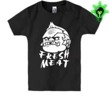 Дитяча футболка Fresh meat (glow)