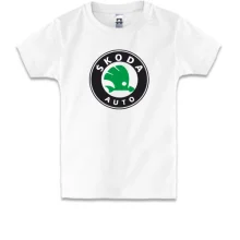 Детская футболка с логотипом Skoda Auto