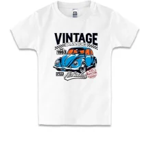 Детская футболка Volkswagen Beetle - Vintage Race
