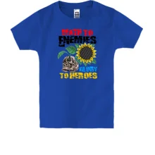 Детская футболка "Death to enemies. glory to heroes"