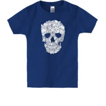 Детская футболка "Kitty Skeleton"