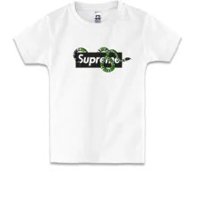 Детская футболка "Supreme" со змеей