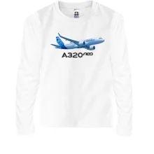 Дитячий лонгслів Airbus A320 neo