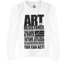 Детский лонгслив Art