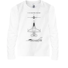 Детский лонгслив F-16 Fighting Falcon