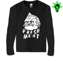 Дитячий лонгслів Fresh meat (glow)