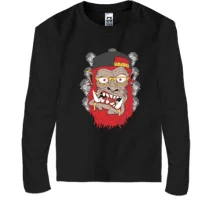 Дитячий лонгслів Gorilla with red beard