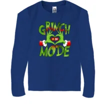 Детский лонгслив Grinch Mode On