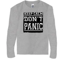 Детский лонгслив Keep Calm Don't Panic