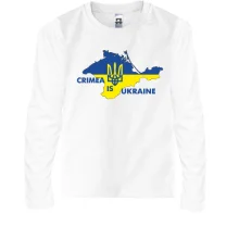 Детский лонгслив Крым - это Украина