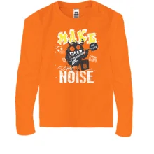 Детский лонгслив Make rock noise