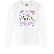 Детский лонгслив March Март