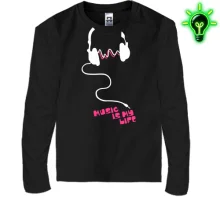 Дитячий лонгслів Music