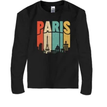 Детский лонгслив Paris Retro