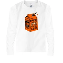 Детский лонгслив Pumpkin Latte