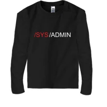 Детский лонгслив SYS ADMIN