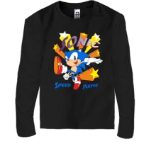 Детский лонгслив Sonic player