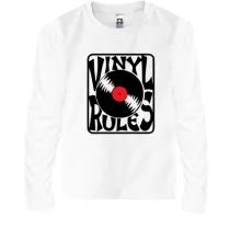Детский лонгслив Vinyl Rules (2)