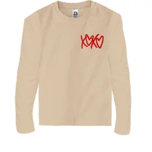 Дитячий лонгслів XO-XO із серцями