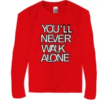 Детский лонгслив You'll Never Walk Alone